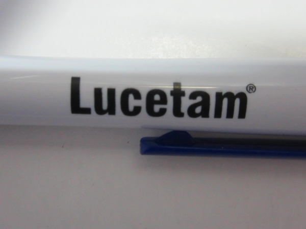 Tušinukas su logotipu LUCETAM