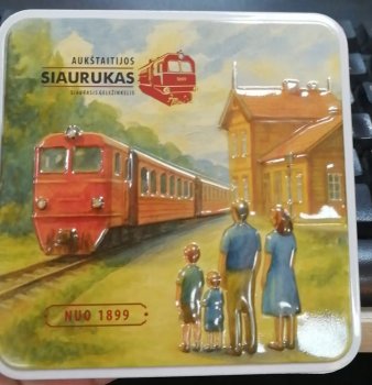 Metalinė saldaianių dėžutė Siaurukas