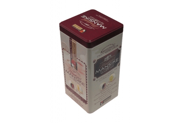 Metalinė kavos dėžutė