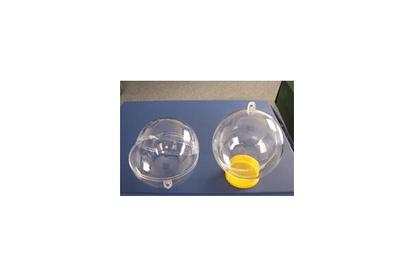 Skaidrus kalėdinis burbulas saldainiams