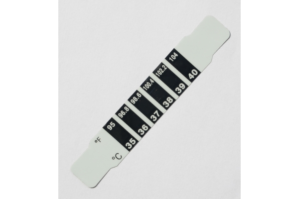 Juostelinis, momentinis termometras