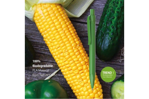 100% kompostuojamas rašiklis iš PLA ir perdirbto popieriaus