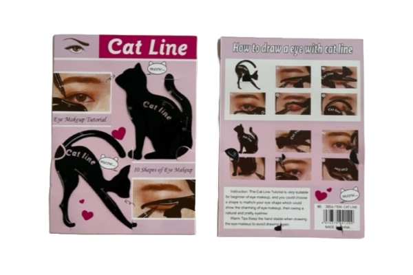 Cat line - antakių ir pravedimų trafaretai