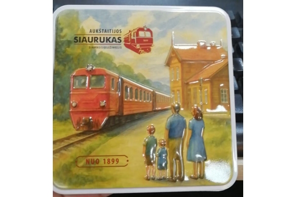 Metalinė saldaianių dėžutė Siaurukas