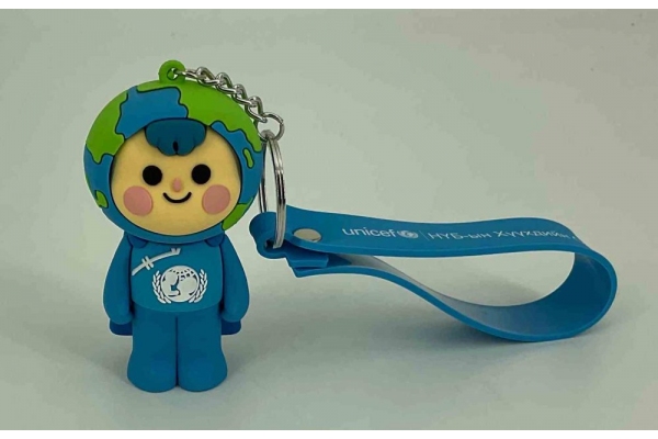 3D guminiai PVC raktų pakabukai