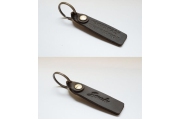 Minimalistinis, stilingas, odinis raktų pakabukas