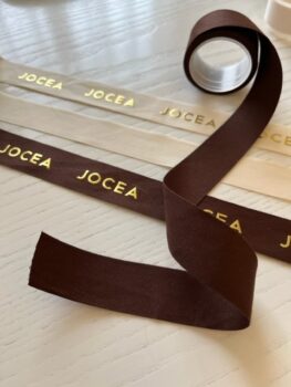 Promotional cotton ribbon with logo