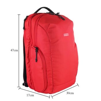 Spacious travel back pack with organizer spacecr
