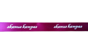 Juostelė su Baltu logotipu Skanus kampas