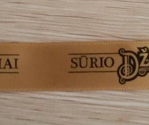 Juostelė su logotipu DŽIUGAS
