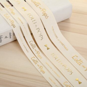 Printing on cotton ribbon